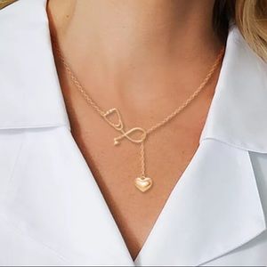 STETHOSCOPE 🩺 Pendulant Necklace - GOLD